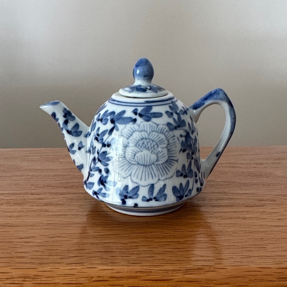 Asian-style Miniature Ceramic Teapot